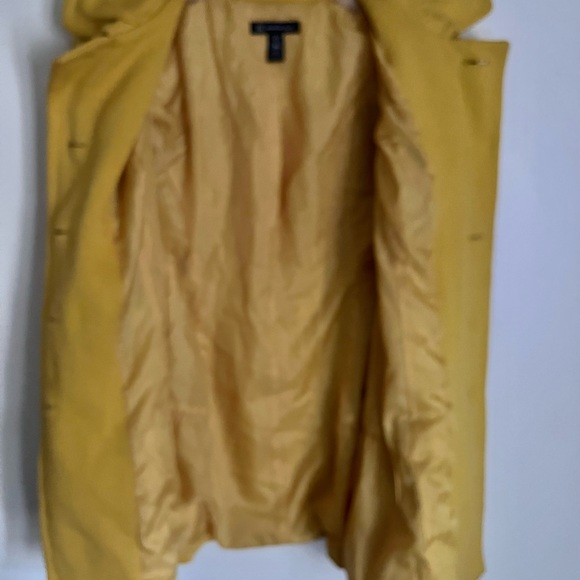 I.N.C. Yellow Jacket with Gold Buttons - Picture 7 of 9
